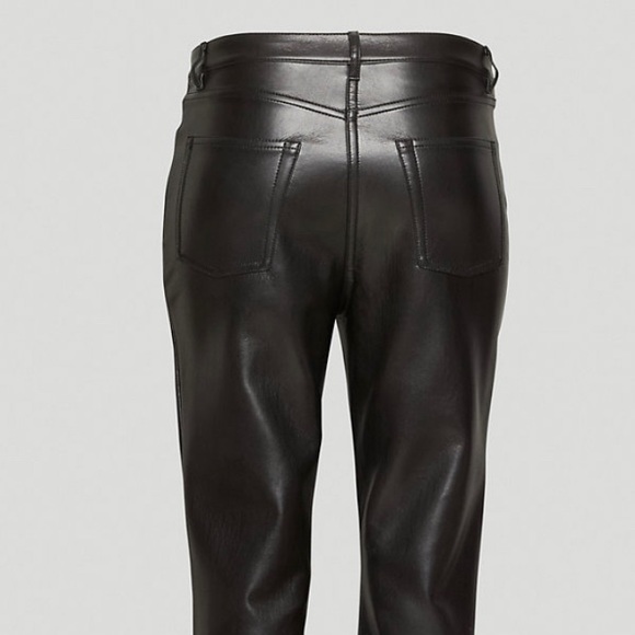 Aritzia Wilfred Melina Flare Vegan Leather Pant - Picture 5 of 6